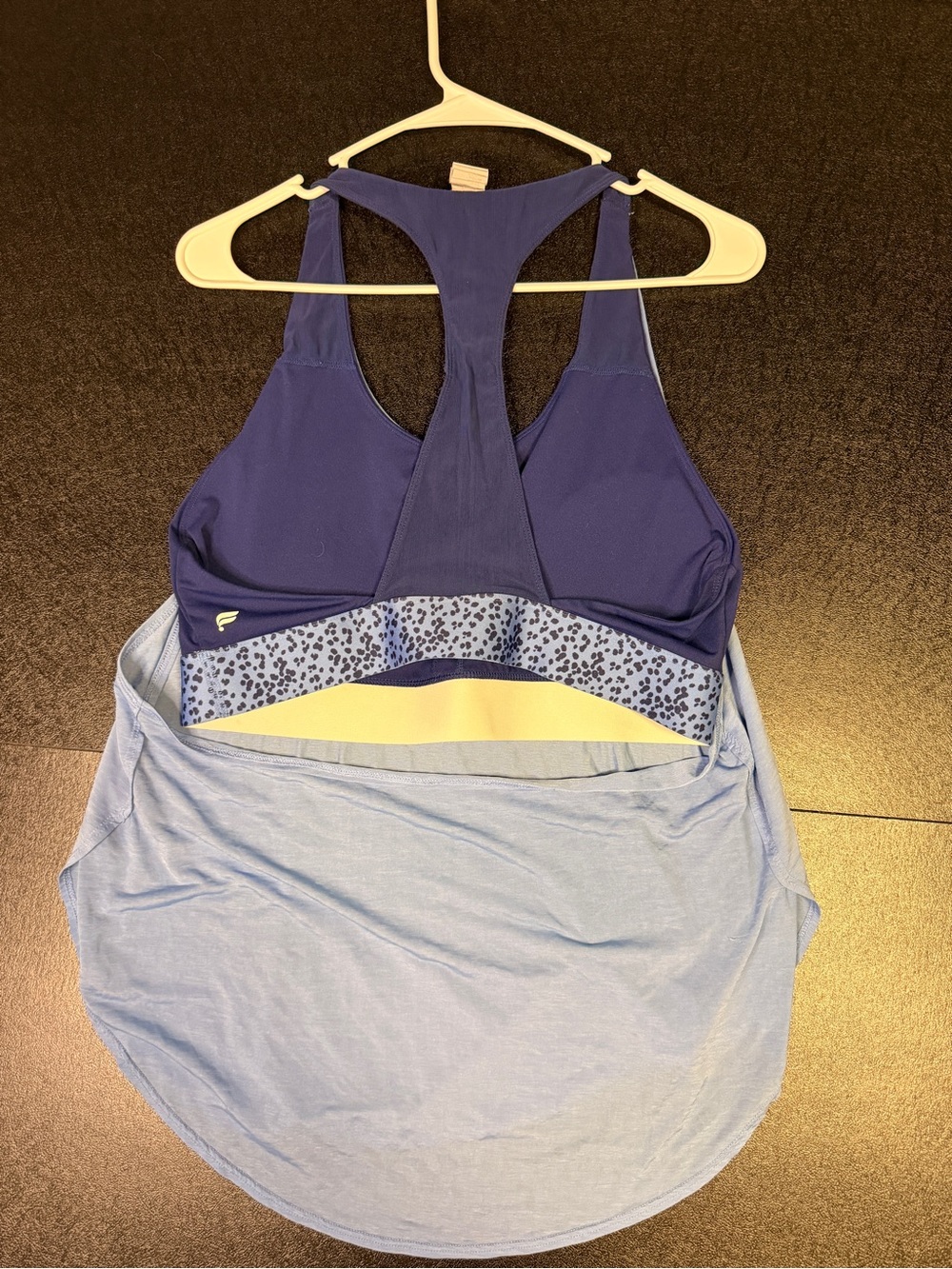 Fabletics Ryan Built In Bra Tank II Sz XL Leopard Print
